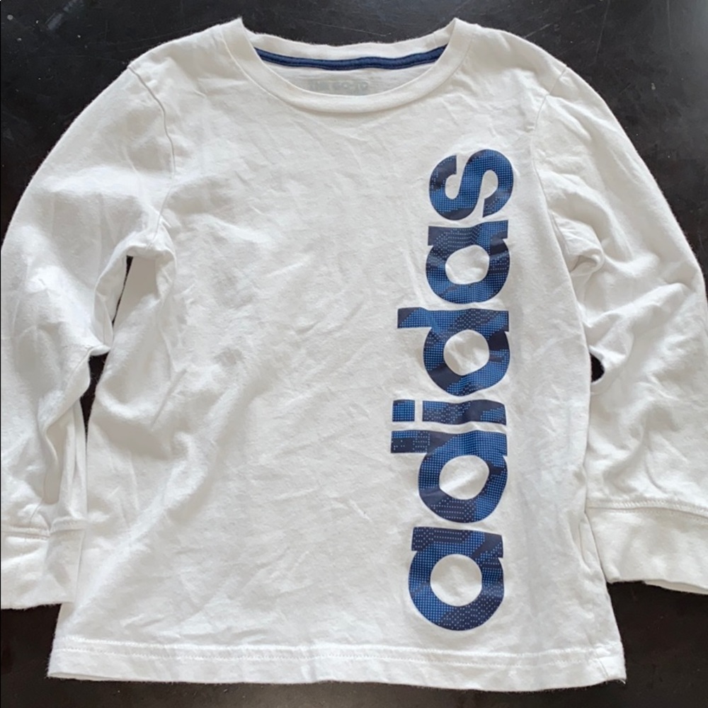 Adidas boys long sleeve tee